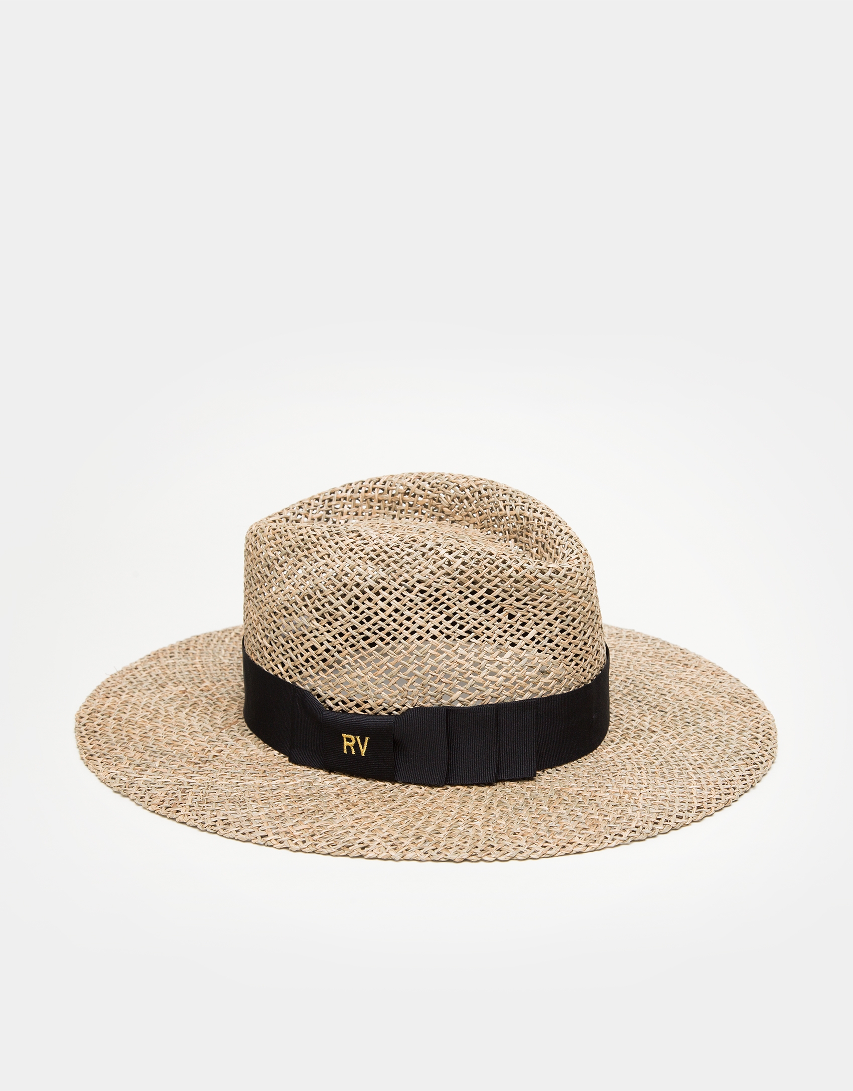 Beige Fedora hat