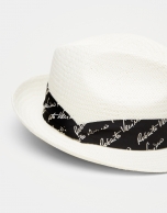 Sombrero borsalino blanco