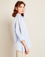 Light blue oversized shirt