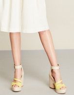 Ivory leather Vague sandals