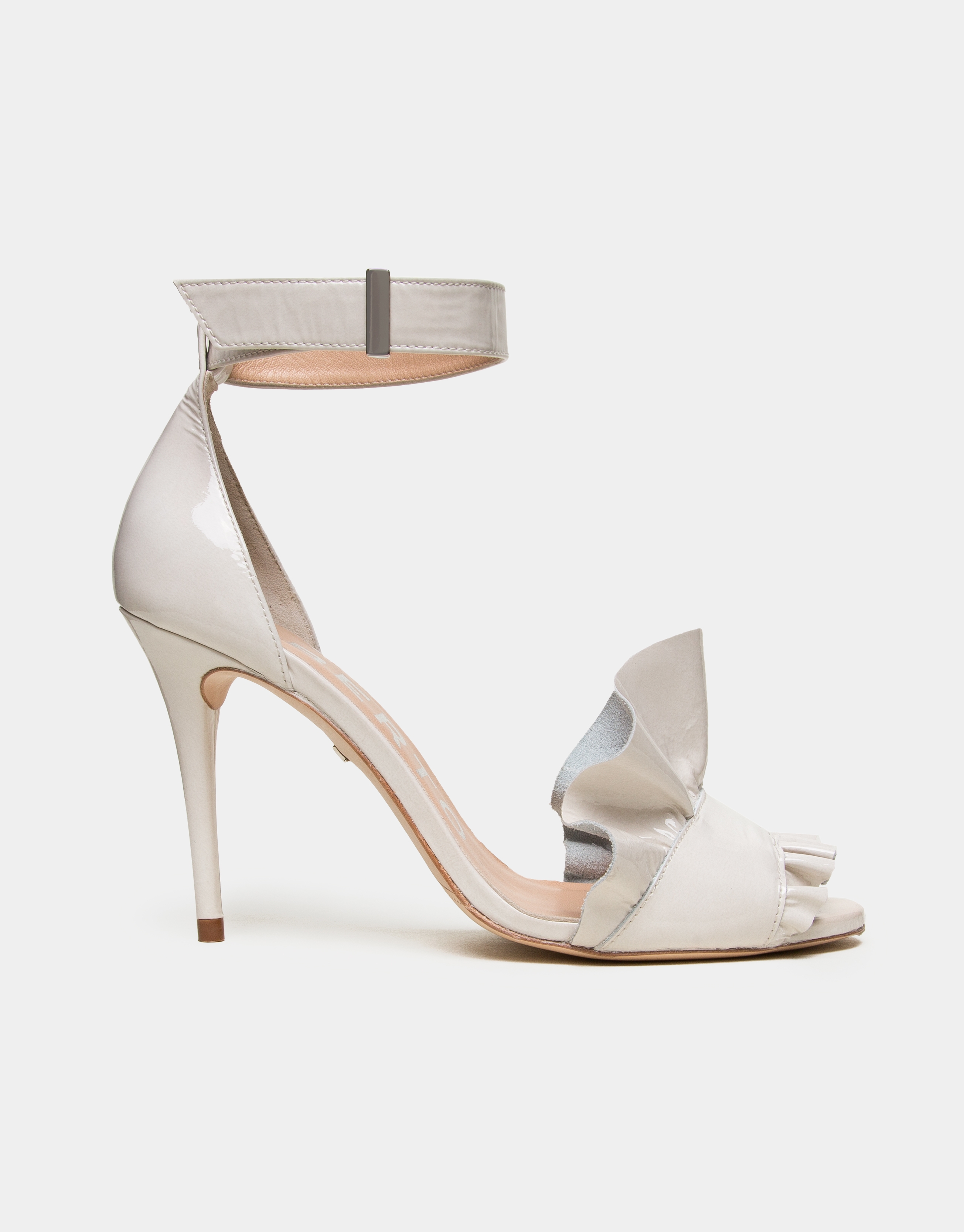 Ivory leather Aqua sandals