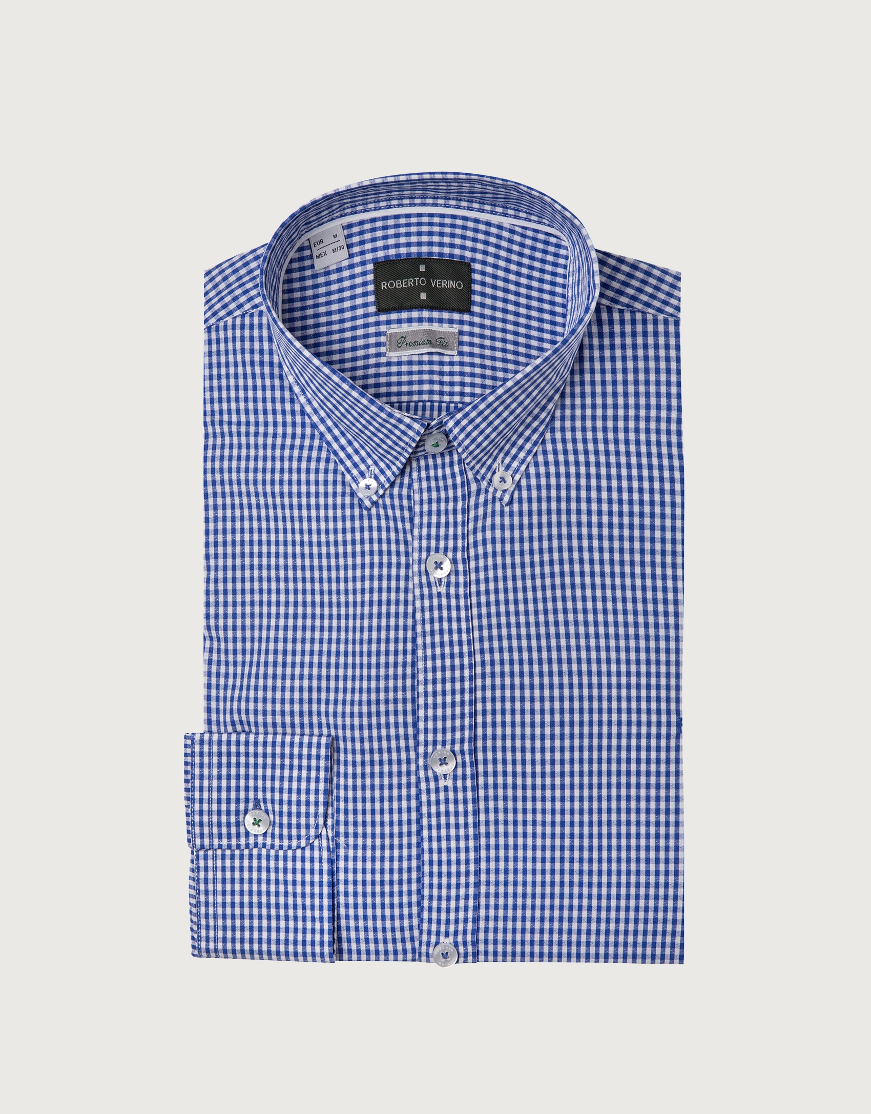 Camisa sport vichy marino