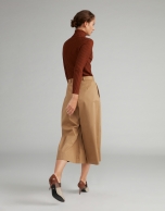 Camel culottes