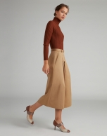 Camel culottes