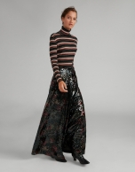 Palazzo pants with sequins