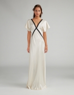 White long slip dress