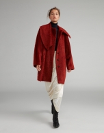 Terra cotta cloth coat