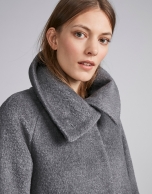 Gray cloth coat