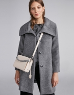 Gray cloth coat