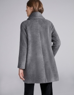 Gray cloth coat