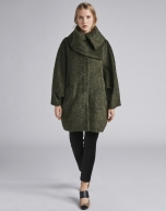 Green cloth coat