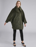 Green cloth coat