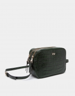 Green alligator Taylor shoulder bag