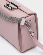 Bolso cofre Trunk piel rosa