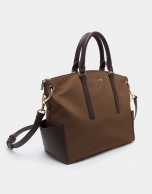 Tan midi Candem leather shopping bag