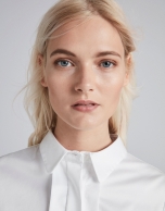 White men's shirt with cufflinks