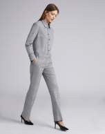 Gray glen plaid pants