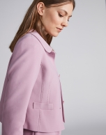 Pink short fitted jacket