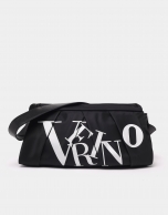 Black nylon Olivina shoulder bag