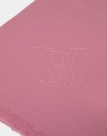 Pink wool foulard