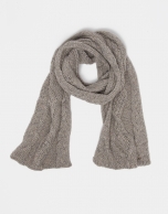 Camel wool scarf