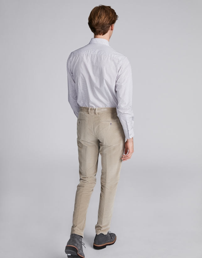 Pantalón pana gris claro - Hombre - OI2018