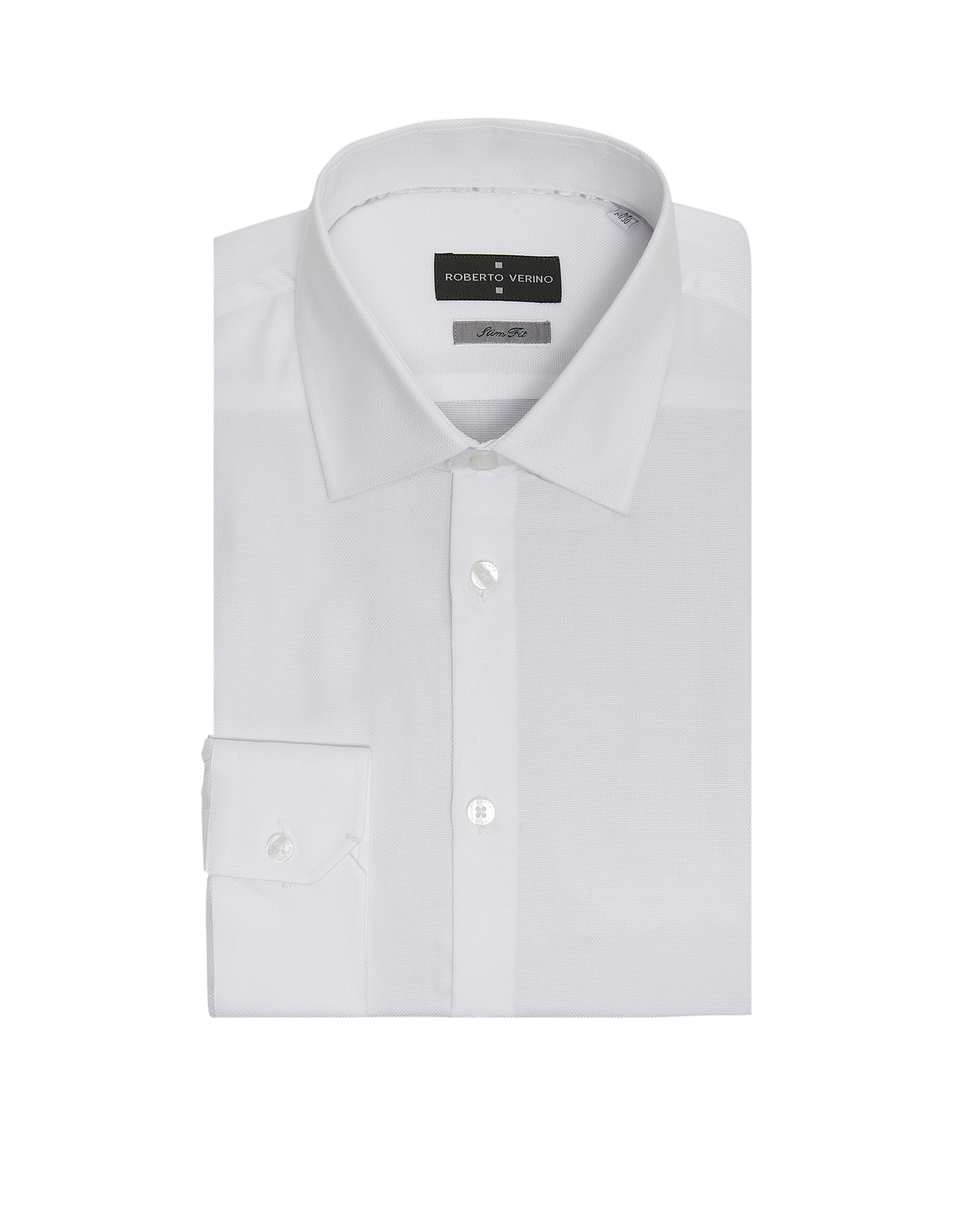 Camisa vestir slim fit oxford blanco