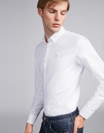 Blue Oxford sport shirt