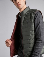 Green/Burgundy blue reversible vest