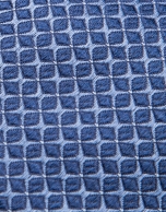 Corbata de seda con estructura jacquard en tonos azules