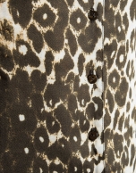 Vestido largo animal print