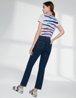 Straight-cut jeans