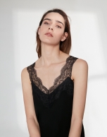 Black top with lace