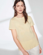 Yellow goose top