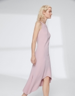 Pink quartz halter dress