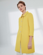 Yellow piqué dressy waist coat