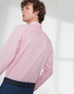 Camisa sport Oxford rosa