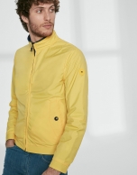 Cazadora reversible marino/amarillo