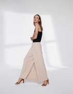 Sandy-coloredl culotte