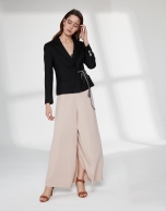 Sandy-coloredl culotte