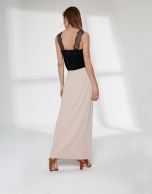 Sandy-coloredl culotte