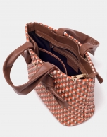 Bolso shopper mini Laia café