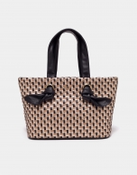 Bolso shopper mini Laia negro