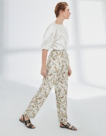 Goose print  pants