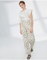 Goose print  pants