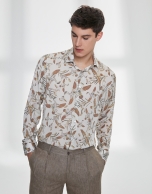 Camisa estampado aves