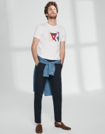 Camiseta logo RV color block