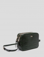 Green alligator Taylor shoulder bag