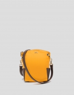 Mustard mini Candem leather shoulder bag