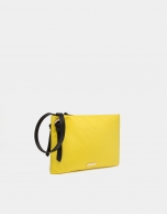 Bolso de mano nylon amarillo